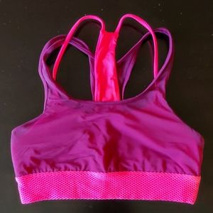 Alo yoga mesh layered sports bra